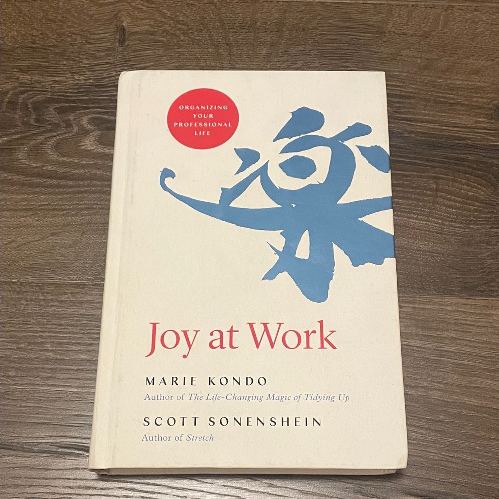 Joy at Work by Marie Kondo & Scott Sonenshein Hardcover Excellent Condition
